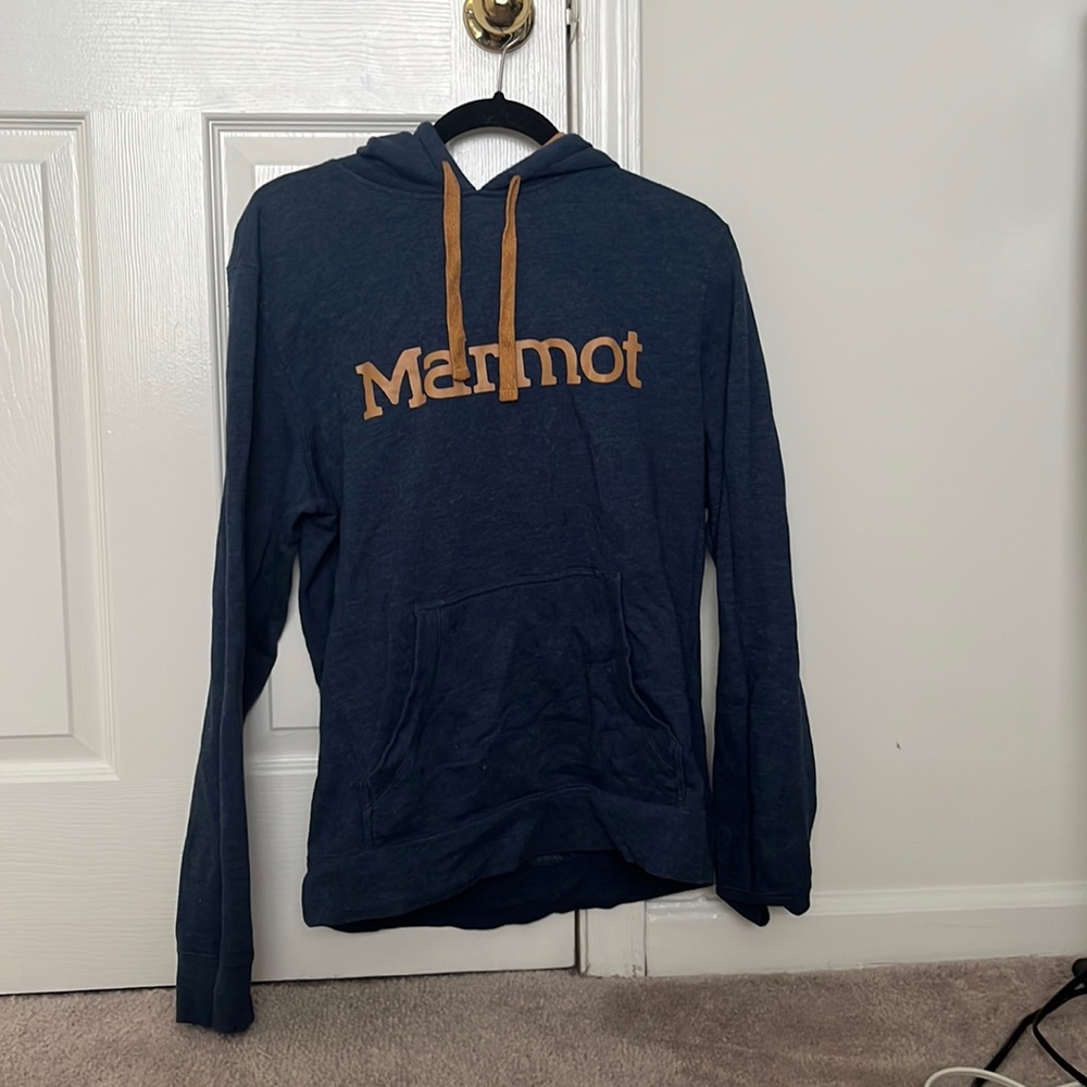 Blue and Brown hoodie